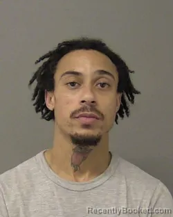 Mugshot of Cameron Davion Jenkins booked in Macon County, Illinois on October 14, 2026