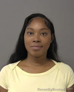 Mugshot of Lakiya Shilee Johnson booked in Macon County, Illinois on October 15, 2026