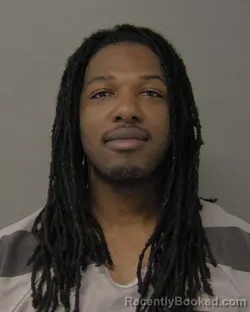 Mugshot of Travon Steven Lackland booked in Macon County, Illinois on October 24, 2026
