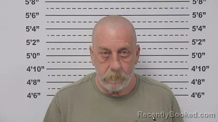 Mugshot of RUSSELL BALL booked in Macoupin County, Illinois on March 21, 2026