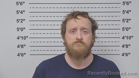 Mugshot of LOGAN BILLINGS booked in Macoupin County, Illinois on March 21, 2026