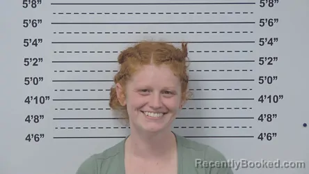 Mugshot of ALEXIS SPANN booked in Macoupin County, Illinois on March 22, 2026