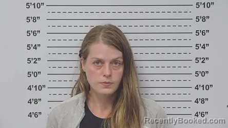 Mugshot of HANNAH GRISHCHUK booked in Macoupin County, Illinois on April 1, 2026