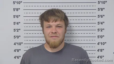 Mugshot of MARK RICHARDSON booked in Macoupin County, Illinois on April 24, 2026