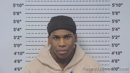 Mugshot of JAYLEN THOMAS booked in Macoupin County, Illinois on May 12, 2026