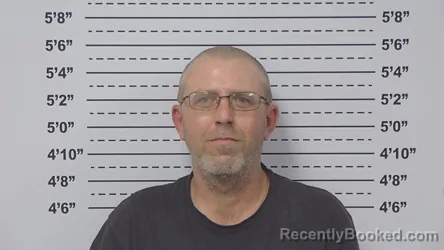 Mugshot of DANIEL BAGLIN booked in Macoupin County, Illinois on May 18, 2026