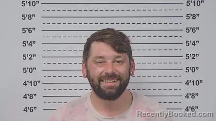 Mugshot of BRANDON BELLM booked in Macoupin County, Illinois on May 19, 2026