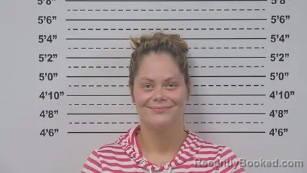 Mugshot of MEGAN MORGAN booked in Macoupin County, Illinois on May 23, 2026
