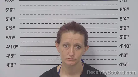 Mugshot of AMANDA BRODERICK booked in Macoupin County, Illinois on June 30, 2026