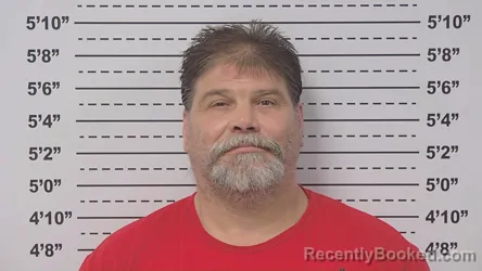 Mugshot of RICHARD MELLENTHIN booked in Macoupin County, Illinois on July 10, 2026