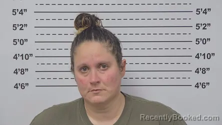 Mugshot of DANIELLE MARINACCI booked in Macoupin County, Illinois on July 13, 2026