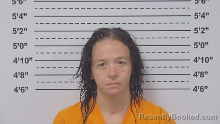 Mugshot of CHELSEA BROADDUS booked in Macoupin County, Illinois on July 15, 2026
