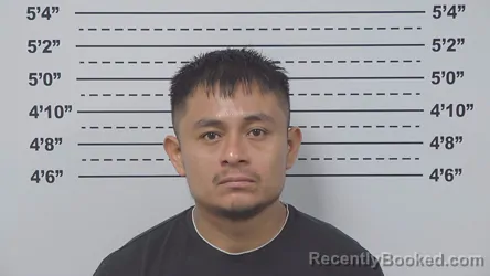 Mugshot of Fransisco Salazar booked in Macoupin County, Illinois on July 17, 2026