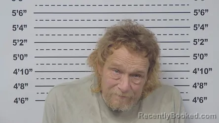 Mugshot of Lawrence Gettleman booked in Macoupin County, Illinois on July 17, 2026