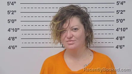 Mugshot of CANDACE CONLEE booked in Macoupin County, Illinois on July 19, 2026