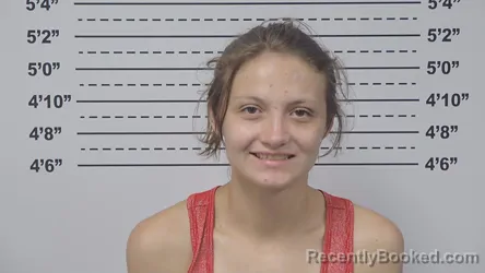 Mugshot of MCKENNA KAMPWERTH booked in Macoupin County, Illinois on July 21, 2026
