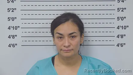 Mugshot of VICKY MARTINEZ booked in Macoupin County, Illinois on July 21, 2026
