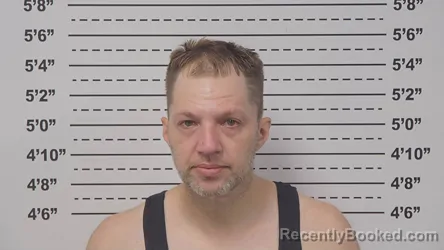 Mugshot of BRANDON BROWN booked in Macoupin County, Illinois on July 30, 2026