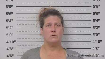 Mugshot of TERESA NIEWIADOMSKI booked in Macoupin County, Illinois on July 31, 2026