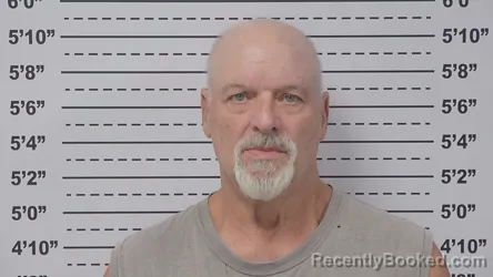Mugshot of Bryon Roccaforte booked in Macoupin County, Illinois on August 9, 2026