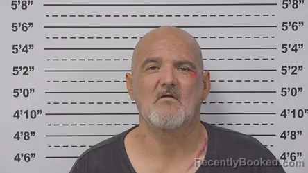 Mugshot of Michael Bagwill booked in Macoupin County, Illinois on August 22, 2026