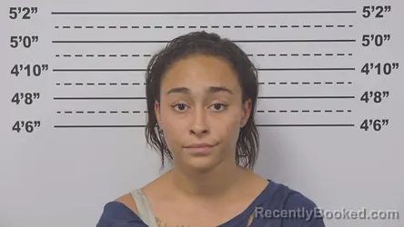 Mugshot of Makayla Jackson booked in Macoupin County, Illinois on August 24, 2026