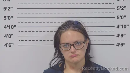 Mugshot of Shawna Barrett booked in Macoupin County, Illinois on August 30, 2026