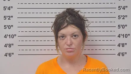 Mugshot of Candace Conlee booked in Macoupin County, Illinois on August 30, 2026