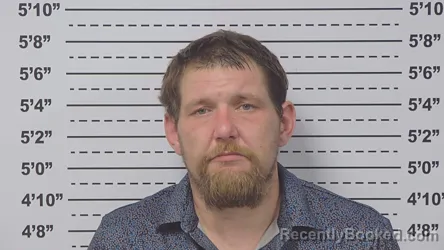 Mugshot of Tanner Easton booked in Macoupin County, Illinois on September 1, 2026
