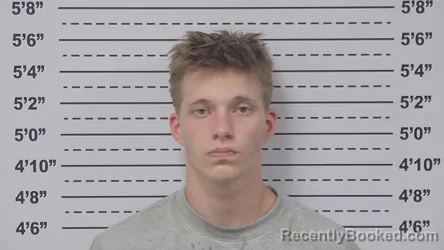 Mugshot of Jacob Ruyle booked in Macoupin County, Illinois on September 4, 2026