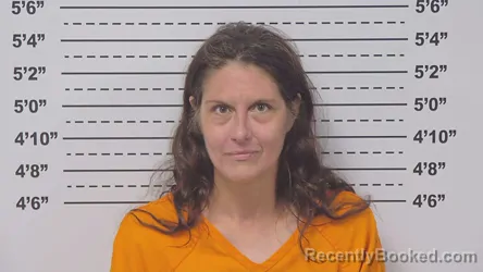 Mugshot of Melissa Zirkelbach booked in Macoupin County, Illinois on October 6, 2026