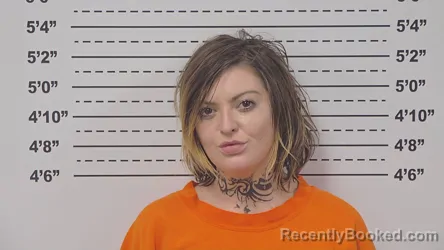 Mugshot of Candace Conlee booked in Macoupin County, Illinois on October 8, 2026