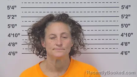 Mugshot of Cristy Watson booked in Macoupin County, Illinois on October 9, 2026