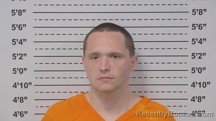 Mugshot of Lucas Weller booked in Macoupin County, Illinois on October 15, 2026
