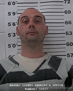 Mugshot of TIMOTHY ROBERT COLLIE booked in Massac County, Illinois on June 19, 2026