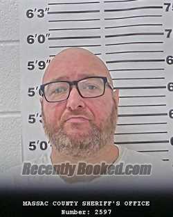Booking photo from Massac County, Illinois