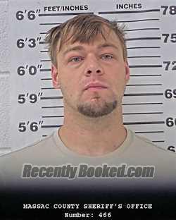 Booking photo from Massac County, Illinois