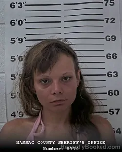Mugshot of CHLOE SAMANTHA GUIEL booked in Massac County, Illinois on July 1, 2026