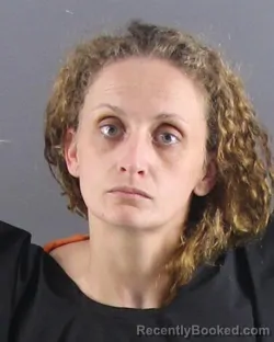 Mugshot of HAILEY J SPENCER booked in Peoria County, Illinois on April 18, 2026