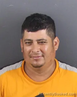 Mugshot of ALEX SALVADOR MENJIVAR-RAMOS booked in Peoria County, Illinois on July 12, 2026