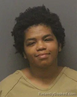Mugshot of Areyna Moniek Bryant booked in Guilford County, North Carolina on September 7, 2026