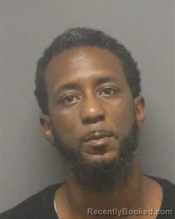 Mugshot of Brandon Lamar King booked in Guilford County, North Carolina on August 25, 2026