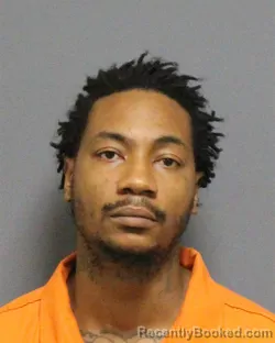 Mugshot of Dominick Ravon Huntley booked in Guilford County, North Carolina on August 18, 2026