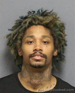 Mugshot of Dominic Laurence Ortiz booked in Guilford County, North Carolina on August 19, 2026