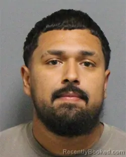 Mugshot of Guillermo De La Rosa booked in Guilford County, North Carolina on September 1, 2026