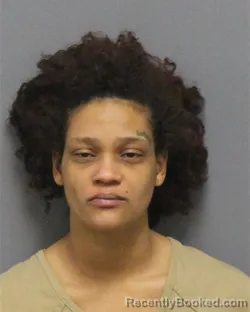 Mugshot of INDIA CHRISTINA EVANS booked in Guilford County, North Carolina on June 17, 2026