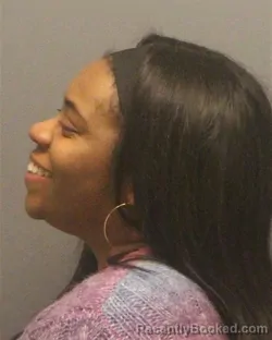 Mugshot of INDIA NICHELLE LYONS booked in Guilford County, North Carolina on March 21, 2026