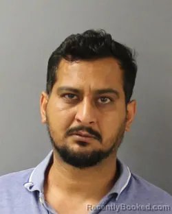 Mugshot of Ihtisham Amjad Rana booked in Guilford County, North Carolina on September 1, 2026