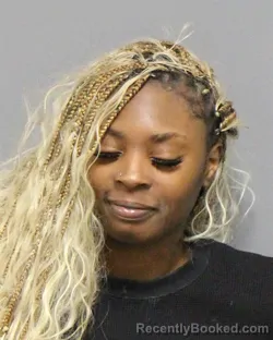 Mugshot of JADA JANELLE JOINER booked in Guilford County, North Carolina on March 21, 2026