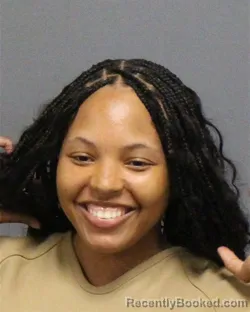 Mugshot of Janyia Zarae Morsindi booked in Guilford County, North Carolina on September 12, 2026